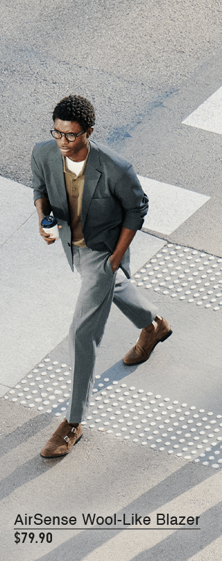 PDP7 - MEN AIRSENSE WOOL LIKE BLAZER