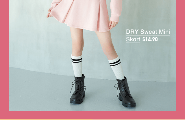 PDP2 - KIDS DRY SWEAT MINI SKORT