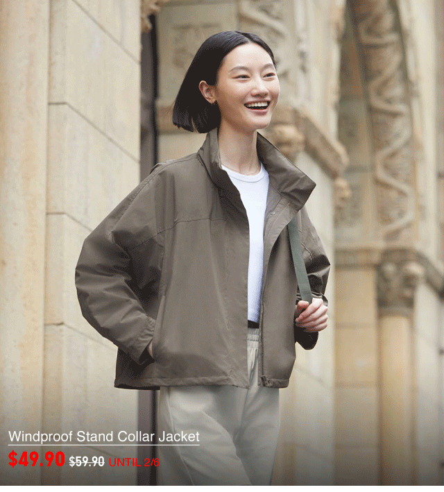 PDP1 - WINDPROOF STAND COLLAR JACKET