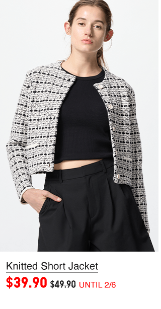 PDP2 - WOMEN KNITTED SHORT JACKET