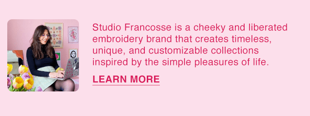 BANNER 2 - STUDIO FRANCOSSE LEARN MORE
