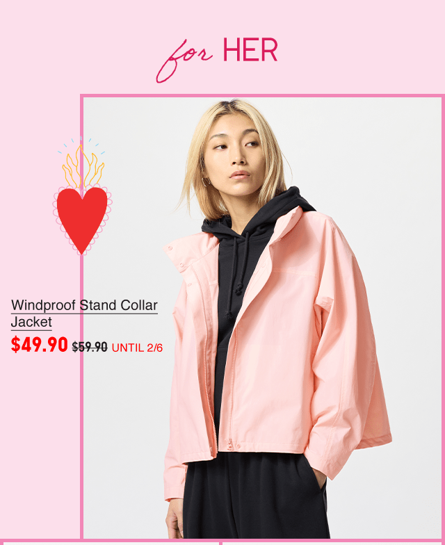 PDP1 - WOMEN WINDPROOF STAND COLLAR JACKET