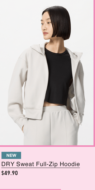 PDP3 - WOMEN DRY SWEAT FULL ZIP HOODIE