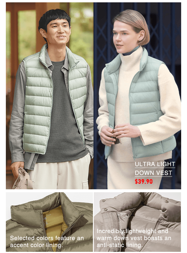 PDP2 - WOMEN AND MEN ULTRA LIGHTB DOWN VEST