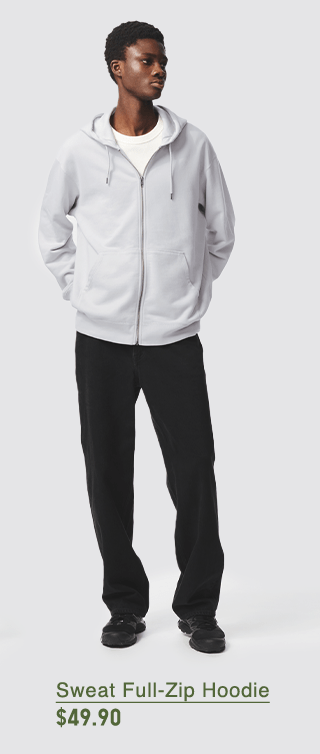 PDP8 - MEN SWEAT FULL ZIP HOODIE