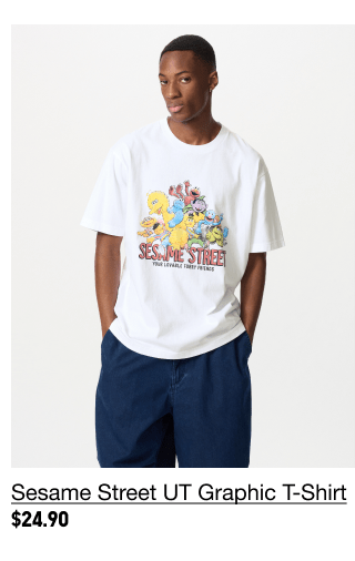 NEW ARRIVALS PDP SESAME STREET GRAPHIC T-SHIRT