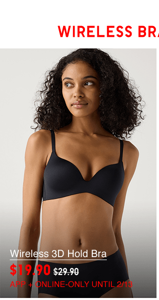 PDP5 - WOMEN WIRELESS 3D HOLD BRA