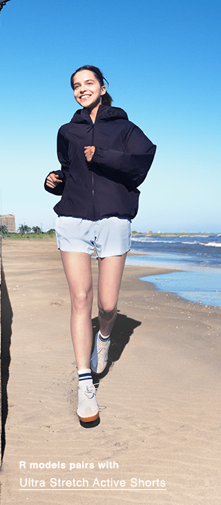 PDP3 - WOMEN POCKETABLE UV PROTECTION PARKA AND ULTRA STRETCH ACTIVE SHORTS