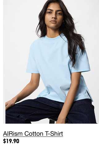 PDP2 - WOMEN AIRISM COTTON T-SHIRT