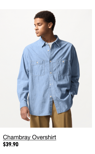 PDP3 - MEN CHAMBRAY OVERSHIRT