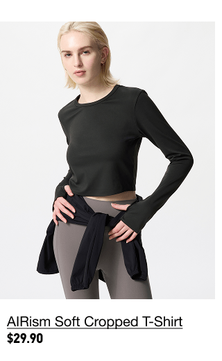 PDP3 - WOMEN AIRISM SOFT CROPPED T-SHIRT