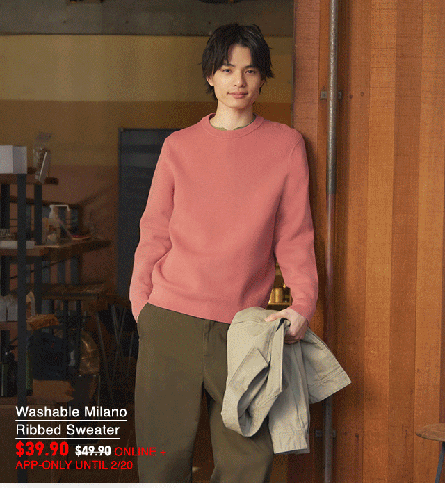HERO - WASHABLE MILANO RIBBED SWEATER