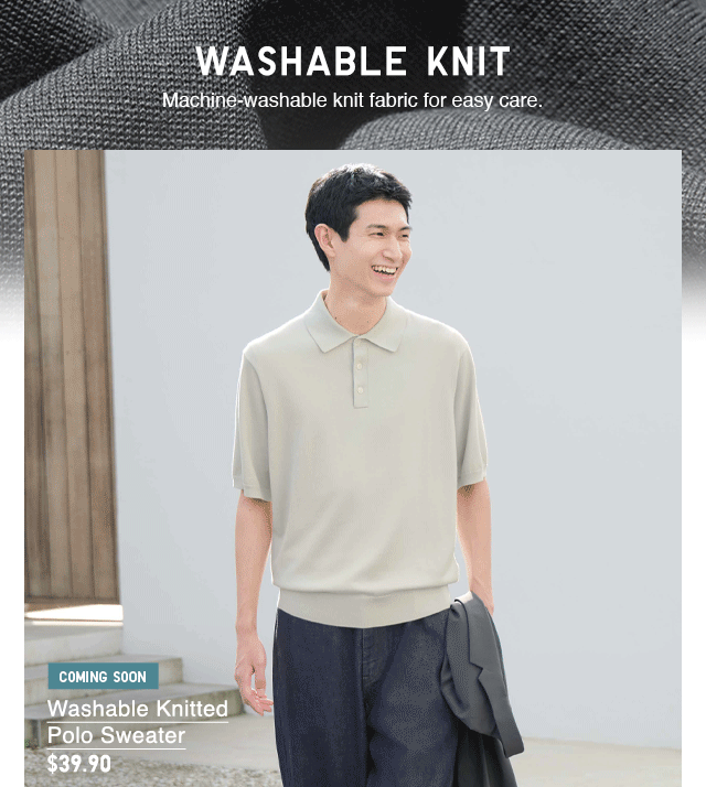 PDP1 - MEN WASHABLE KNITTED POLO SWEATER