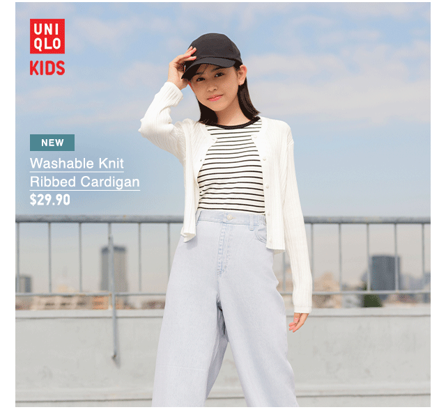 PDP5 - KIDS WASHABLE KNIT RIBBED CARDIGAN