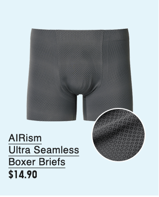 PDP12 - MEN AIRISM ULTRA SEAMLESS BOXER BRIEFS
