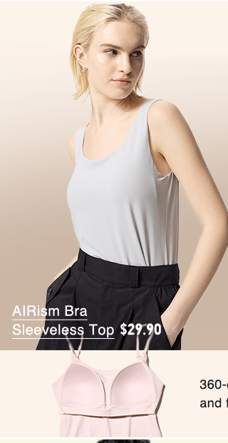 PDP1 - WOMEN AIRISM BRA SLEEVELESS TOP