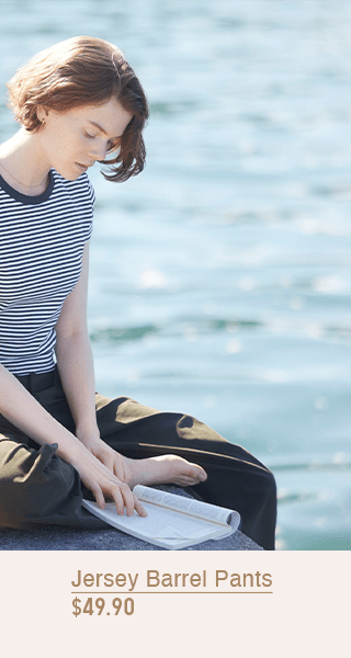 PDP6 - WOMEN JERSEY BARREL PANTS