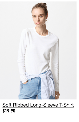 PDP5 - WOMEN SOFT RIBBED LONG SLEEVE T-SHIRT