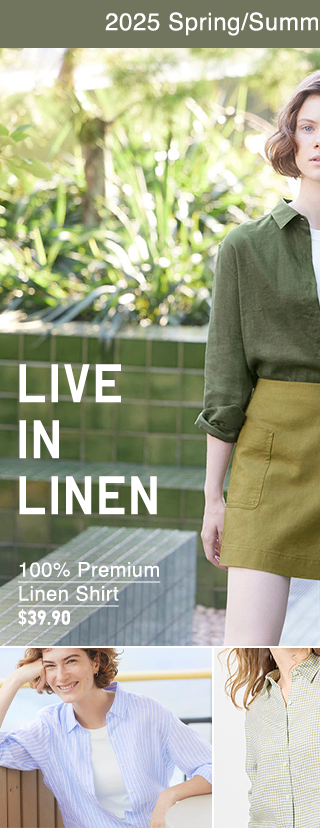 HERO 1 - WOMEN 100% PREMIUM LINEN SHIRT