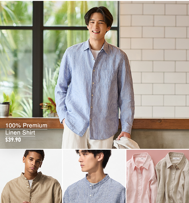 PDP1 - MEN 100% PREMIUM LINEN SHIRT