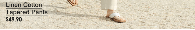 PDP3 - WOMEN LINEN COTON TAPERED PANTS
