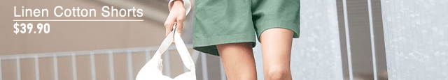 PDP6 - WOMEN LINEN COTTON SHORTS