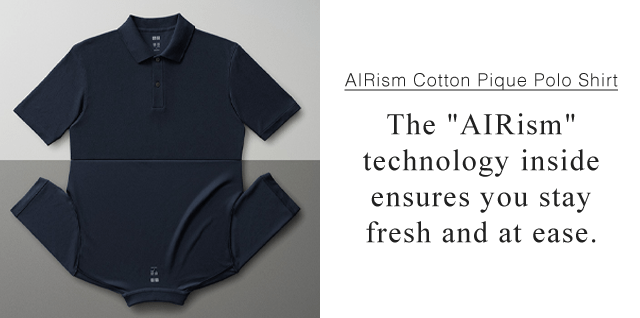 BANNER 1 - THE AIRISM TECHNOLOGY INSIDE ENSURES YOU STAY FRESH AND AT EASE.