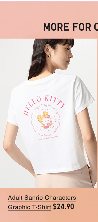 PDP 3 - ADULT SANRIO CHARATCERS GRPAHIC T-SHIRT