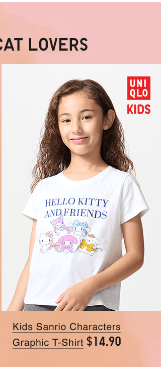 PDP 4 - KIDS SANRIO CHARATCERS GRPAHIC T-SHIRT