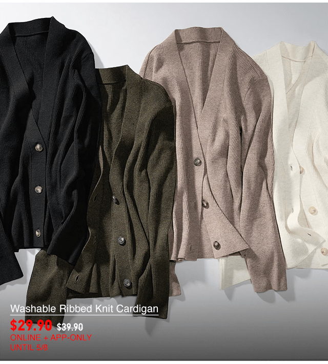 pdp2w0washable0ribbed0knit0cardigan