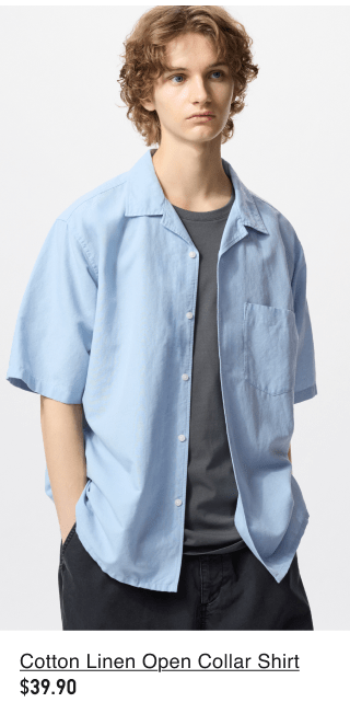 pdp1m0cotton0linen0open0collar0shirt
