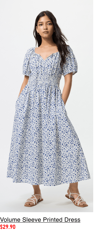 pdp1w0colume0sleeve0printed0dress