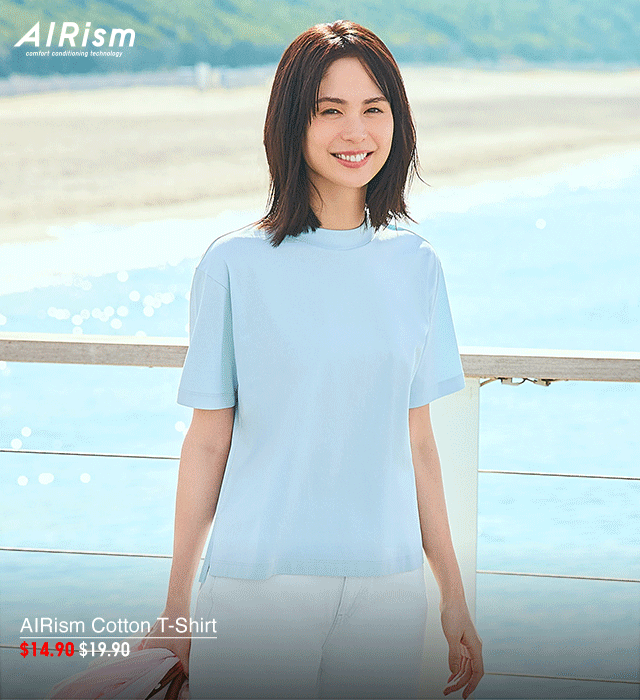 herow0airism0cotton0tshirt0and0airism0cotton0oversized0half0shirt