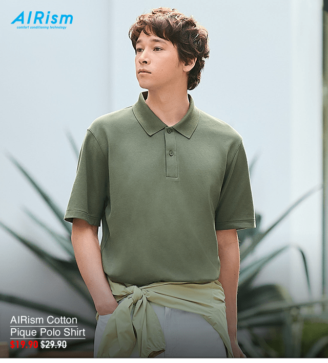 pdp4m0airism0cotton0pique0polo0shirt