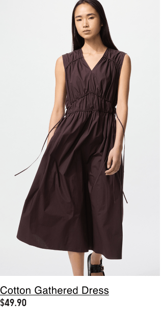 pdp1w0cotton0gathered0dress