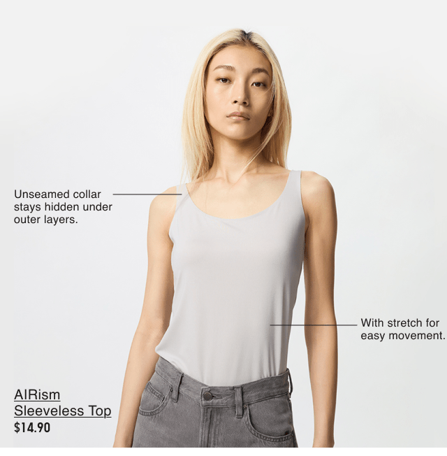 product1women0airism0sleevless0top