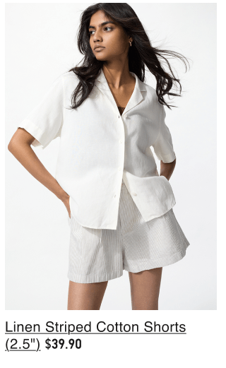 product6women0linen0striped0cotton0shorts