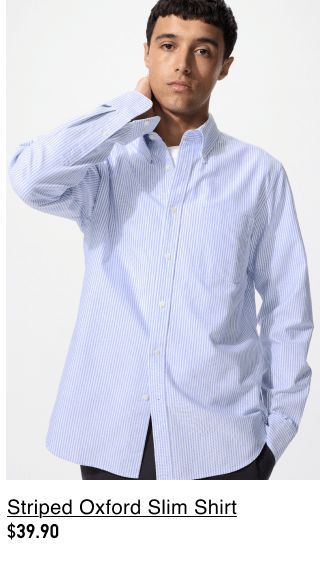product7men0striped0oxford0slim0shirt