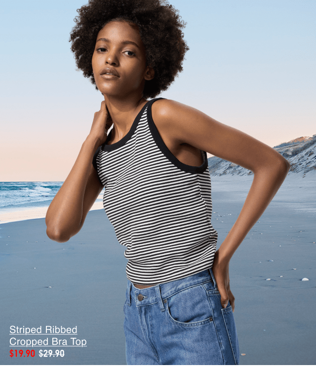 product1women0striped0ribbed0cropped0bra0top