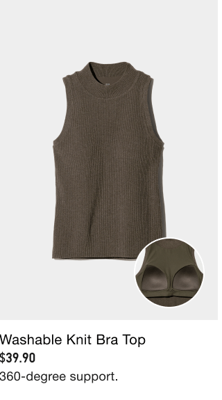 product3women0washable0knit0bra0top