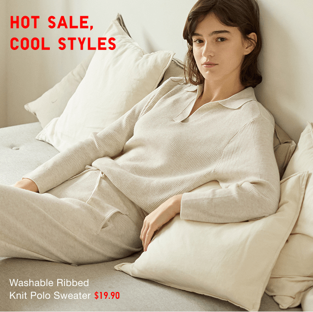 hero0washable0ribbed0knit0polo0sweater