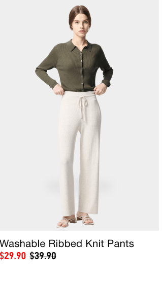 product6washable0ribbed0knit0pants