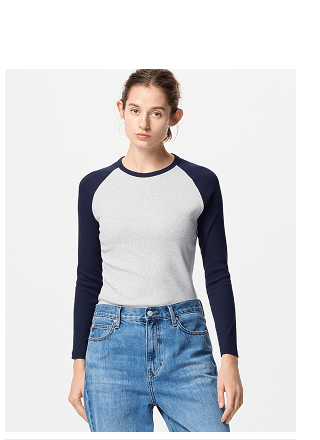 product5women0soft0ribbed0raglan0tshirt
