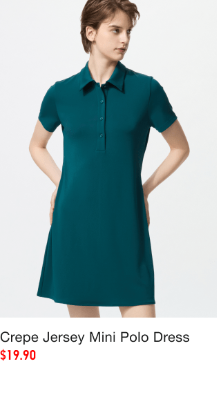 product5women0crepe0jersey0mini0polo0dress