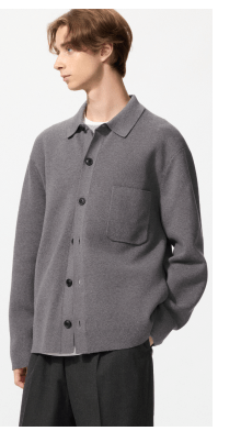 product3men0milano0ribbed0shirt0collar0cardigan