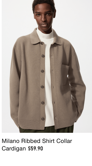 product6men0milano0ribbed0shirt0collar0cardigan