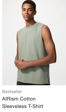 product6men0airism0cotton0sleeveless0tshirt