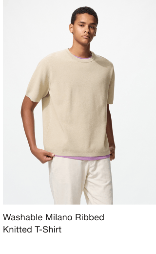 product8washable0milano0ribbed0knitted0tshirt