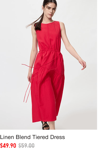 product1women0linen0blend0tiered0dress