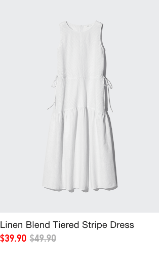 product7women0linen0blend0tiered0stripe0dress